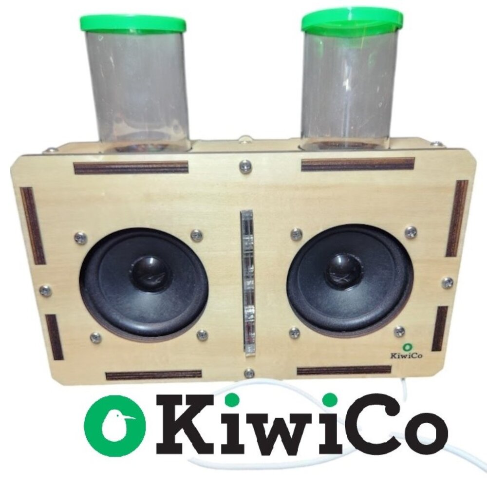 KiwiCo. Kiwi Co. Kinetic Light-up Bluetooth Speaker Science STEM Circuits USB Sp